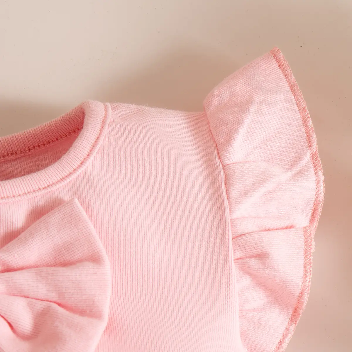 Baby Girl Dresses Summer New Flying Sleeve Love Embroidered Mesh Girl Dress Sweet Bow Round Neck Baby Clothing