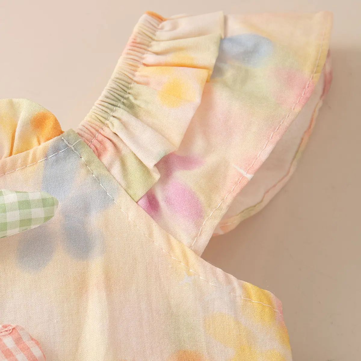Casual Dresses For Girls Summer New Sleeveless Baby Clothing Ruffled Flower Print 3d Bow  Baby Girl Dresses