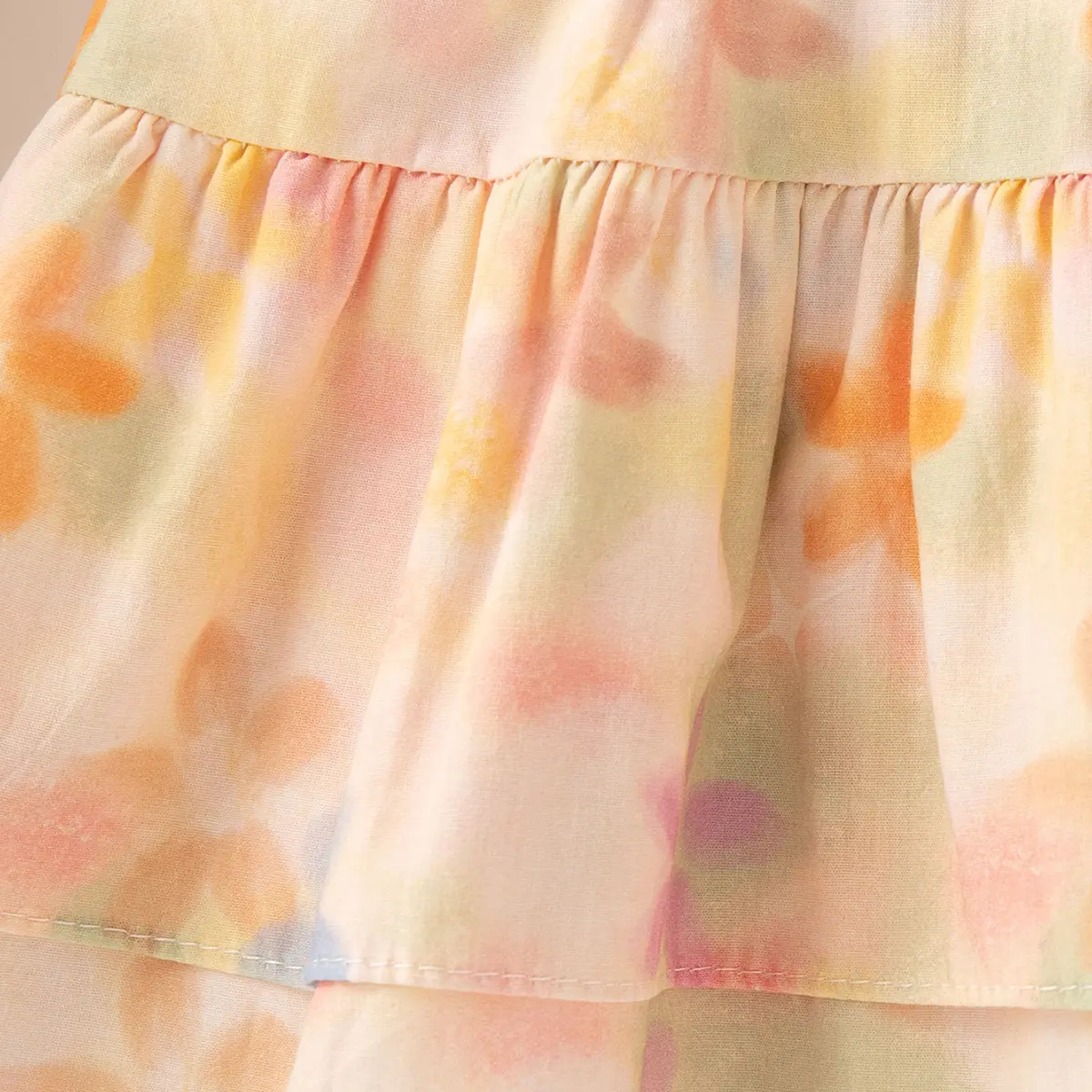 Casual Dresses For Girls Summer New Sleeveless Baby Clothing Ruffled Flower Print 3d Bow  Baby Girl Dresses