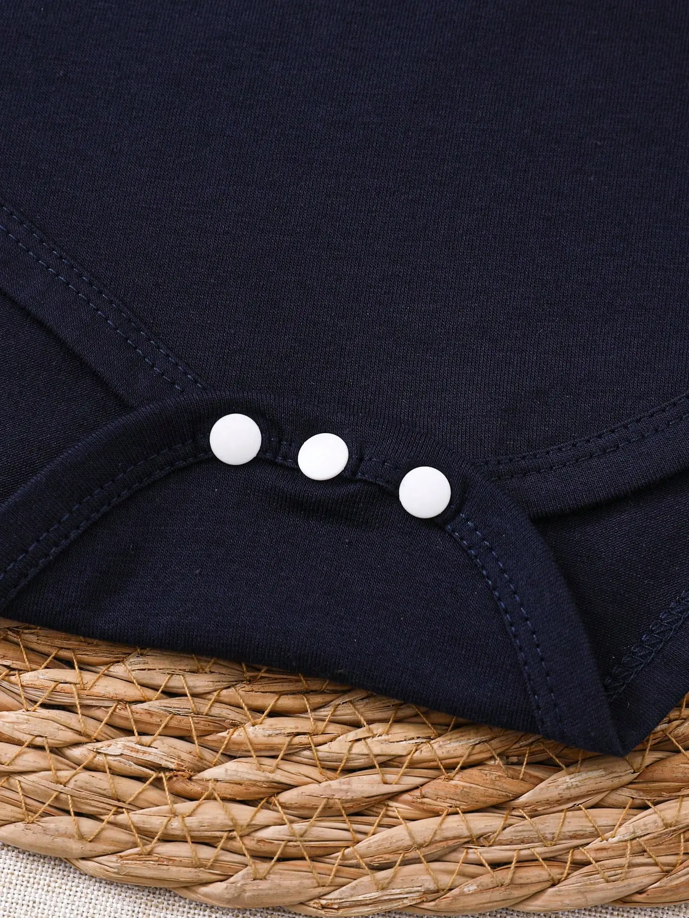 New Newborn Clothes Rompers Polo Neck Tie Blue And White Patchwork Striped Short Sleeve Triangle T-Shirt Fashion Outdoor