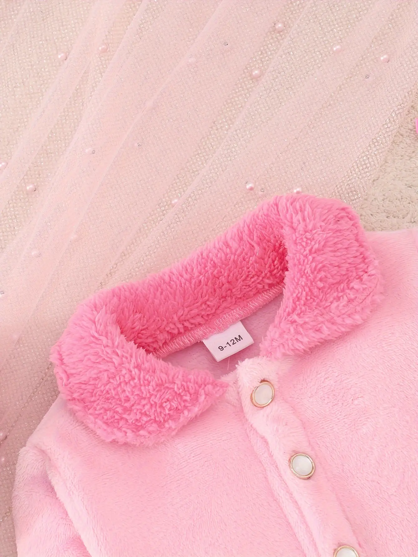 JapaneseKorean Style Pink Splicing Fluffy Small Fragrant Wind Long Sleeve Skirt Suit Fabric Comfortable Soft Warm Go Out To Wear