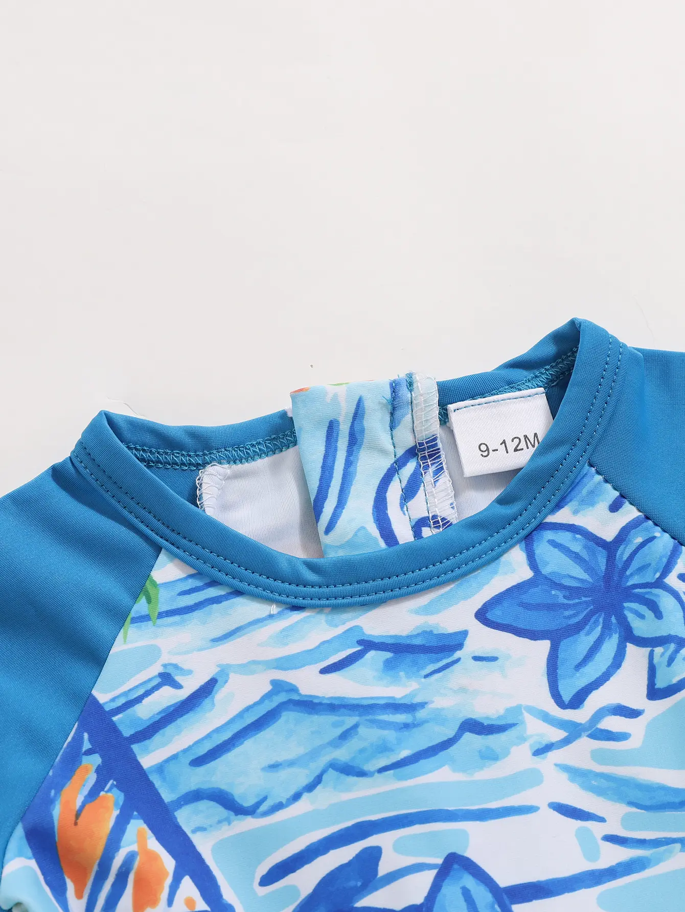 Summer Swimsuit Vacation Travel Swimming Casual Comfortable Short Sleeve Shorts Romper Baby Boy Cartoon Print