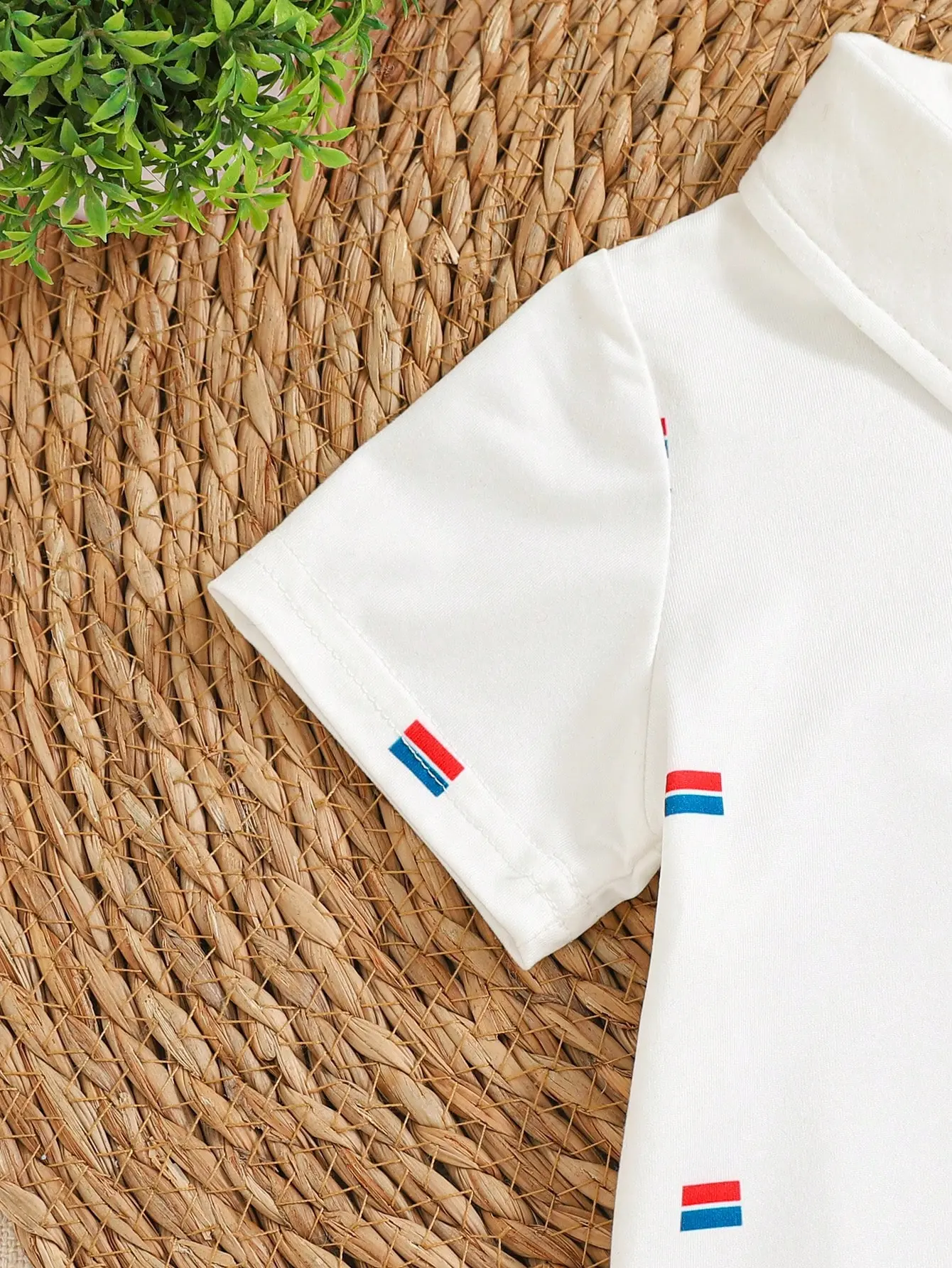 Boys' T-Shirt, Short-Sleeved Summer Children's Polo Shirt Baby T-Shirt Top Korean-Style White Lapel Cool And Trendy