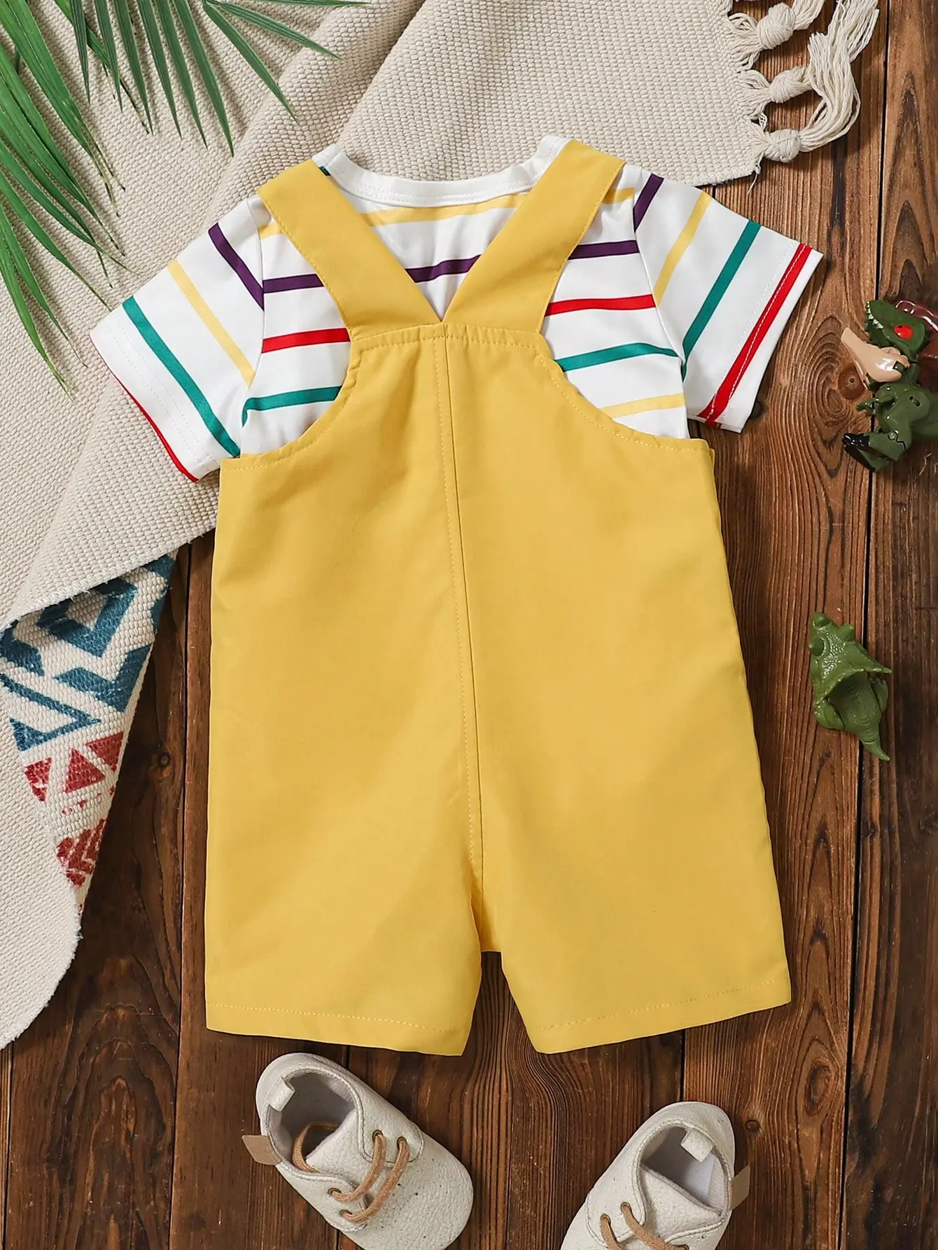 Summer Men's And Women's One-Piece Pants + Short-Sleeved Suits For Casual Vacations Comfortable And Soft