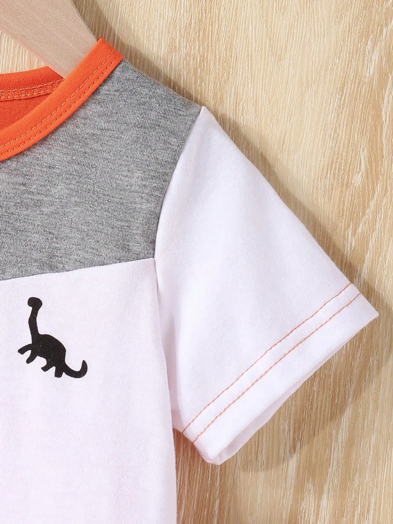 Summer New Baby Cute Casual Outdoor Comfortable Breathable Short Sleeve Shorts Jumpsuit Patchwork Color Jumpsuit