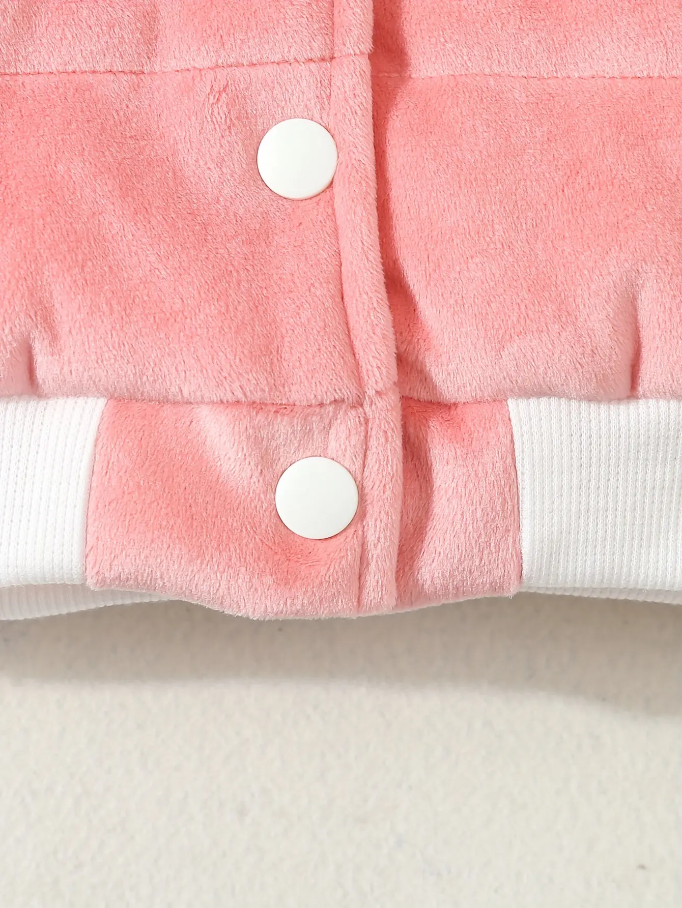 Cute Little Rabbit Embroidered Bread Jacket Baby Girl's Winter Warm Cotton-Padded Jacket Little Girl's Outdoor Snowproof Suit