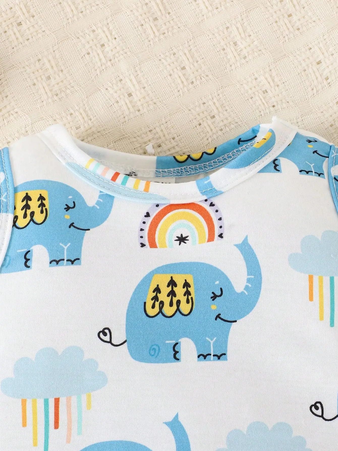 This Summer's New Simple And Casual Sleeveless One-Piece Climbing Suit For Both Boys And Girls Is Soft And Comfortable