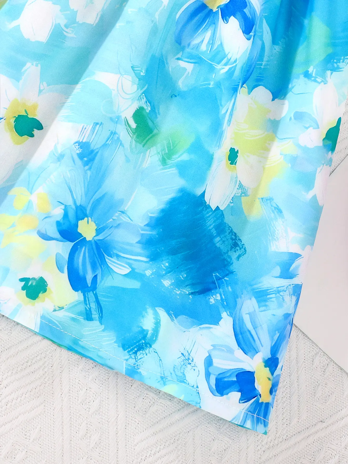 Summer Girls' Dress Summer Thin Children's Halter Dress Colorful Printed Long Dress Little Girl Princess Dress