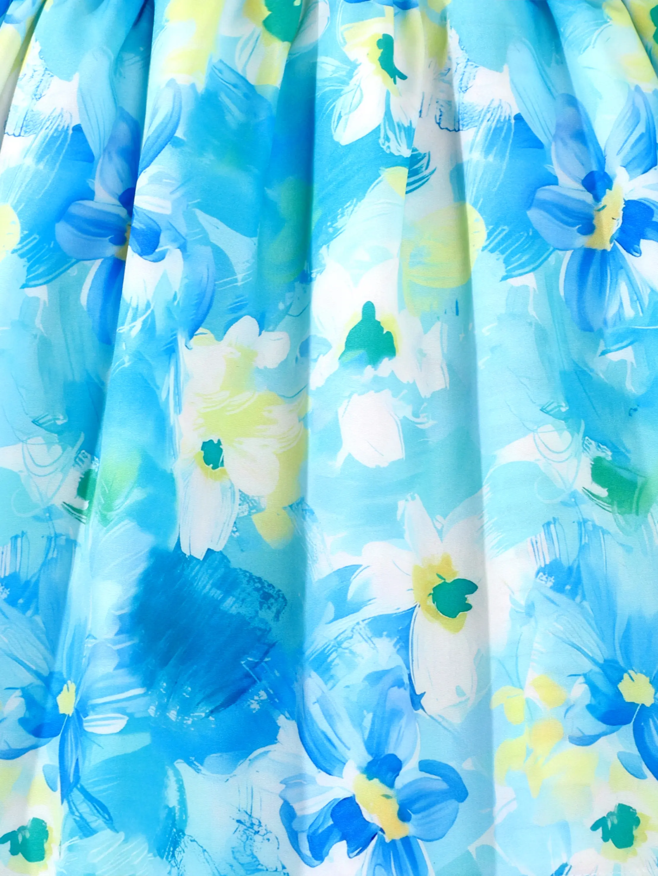 Summer Girls' Dress Summer Thin Children's Halter Dress Colorful Printed Long Dress Little Girl Princess Dress