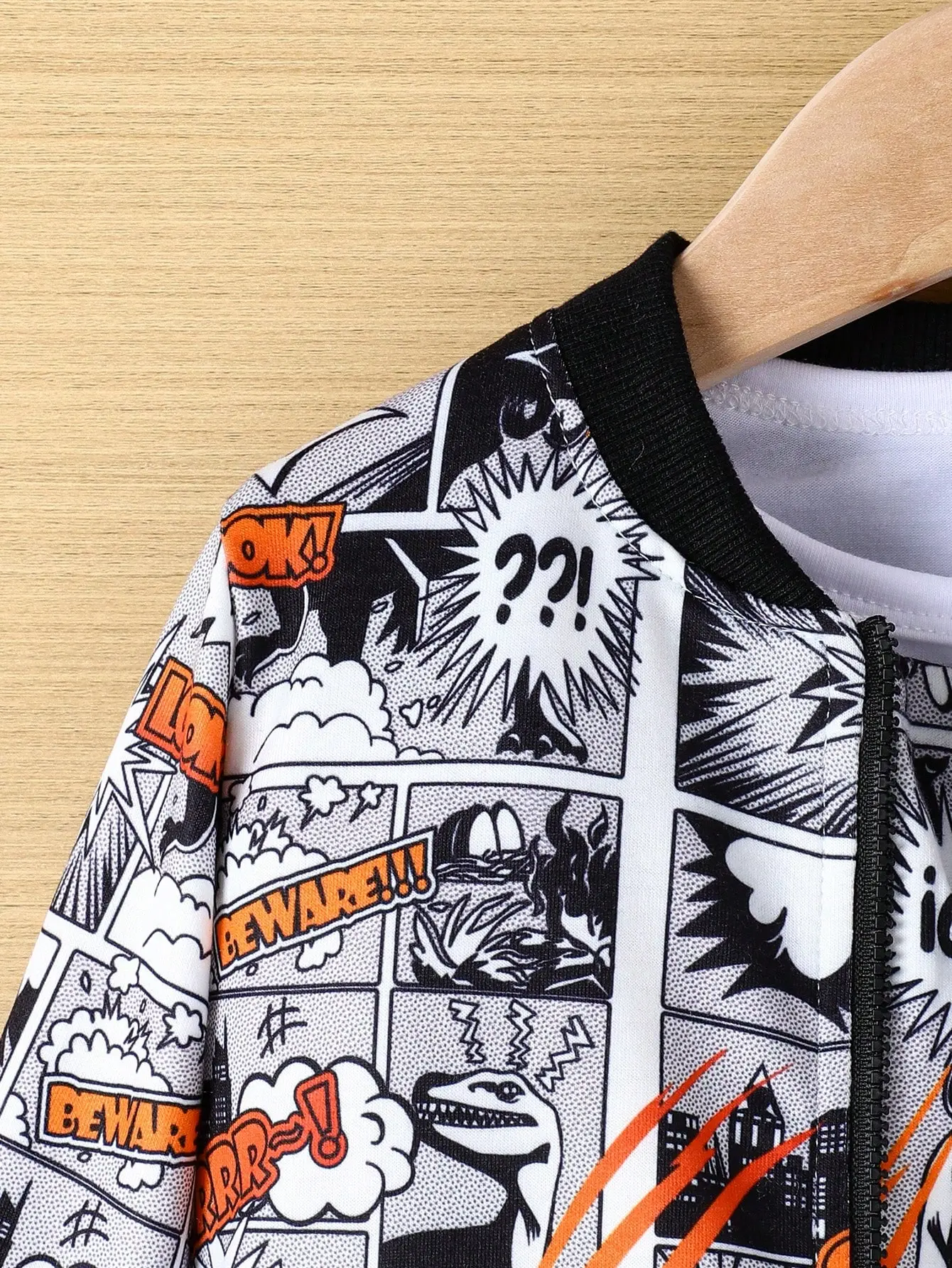 Spring And Autumn Baby Boy Casual Printed Set Sporty Style Dinosaur Printed Long-Sleeved Cardigan + Long Pants 2-Piece Set