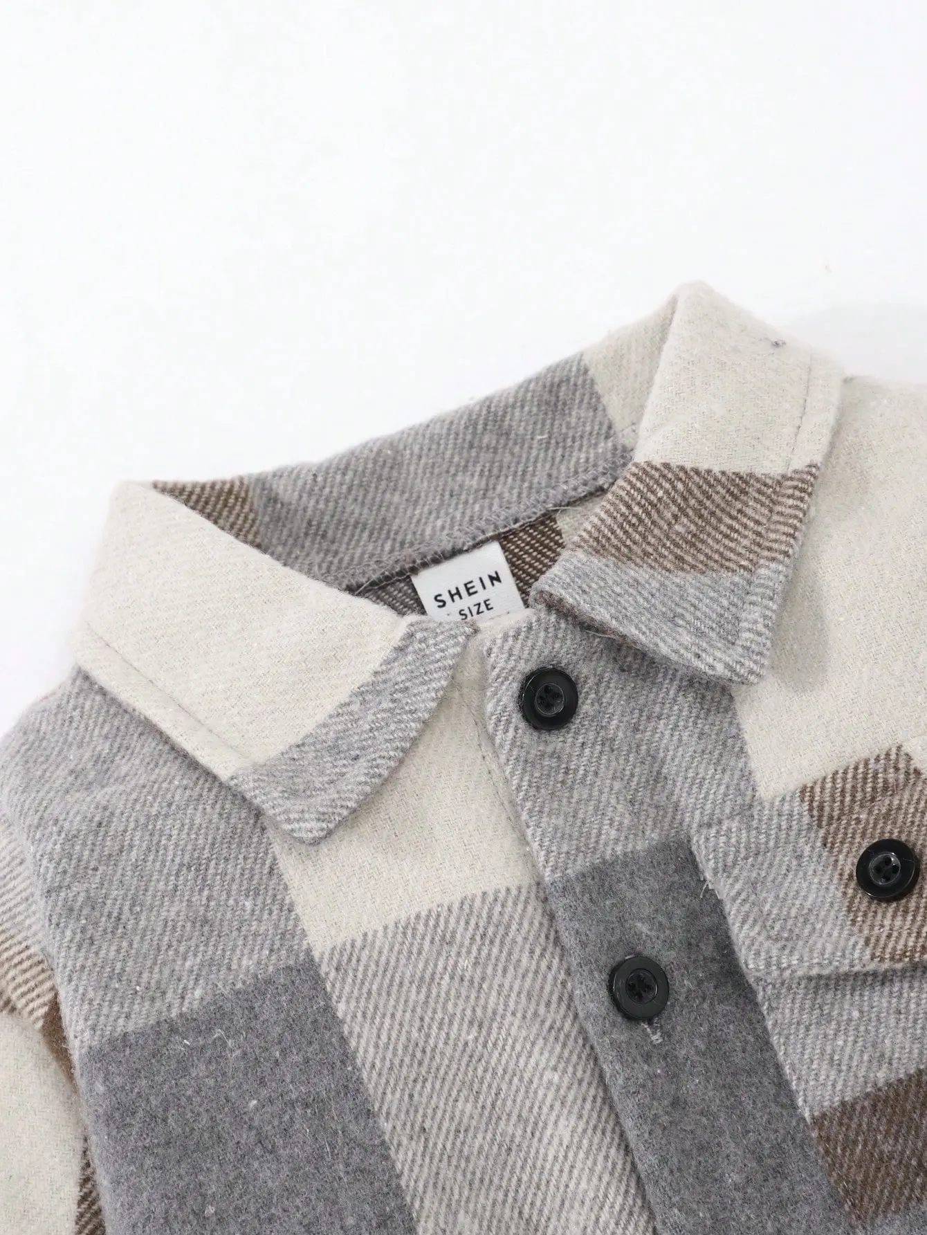 Spring/Autumn 2025 Baby Boy Outdoor Casual Set 2-Piece Set Of Comfortable Checked Coat And Ripped Jeans For Boys