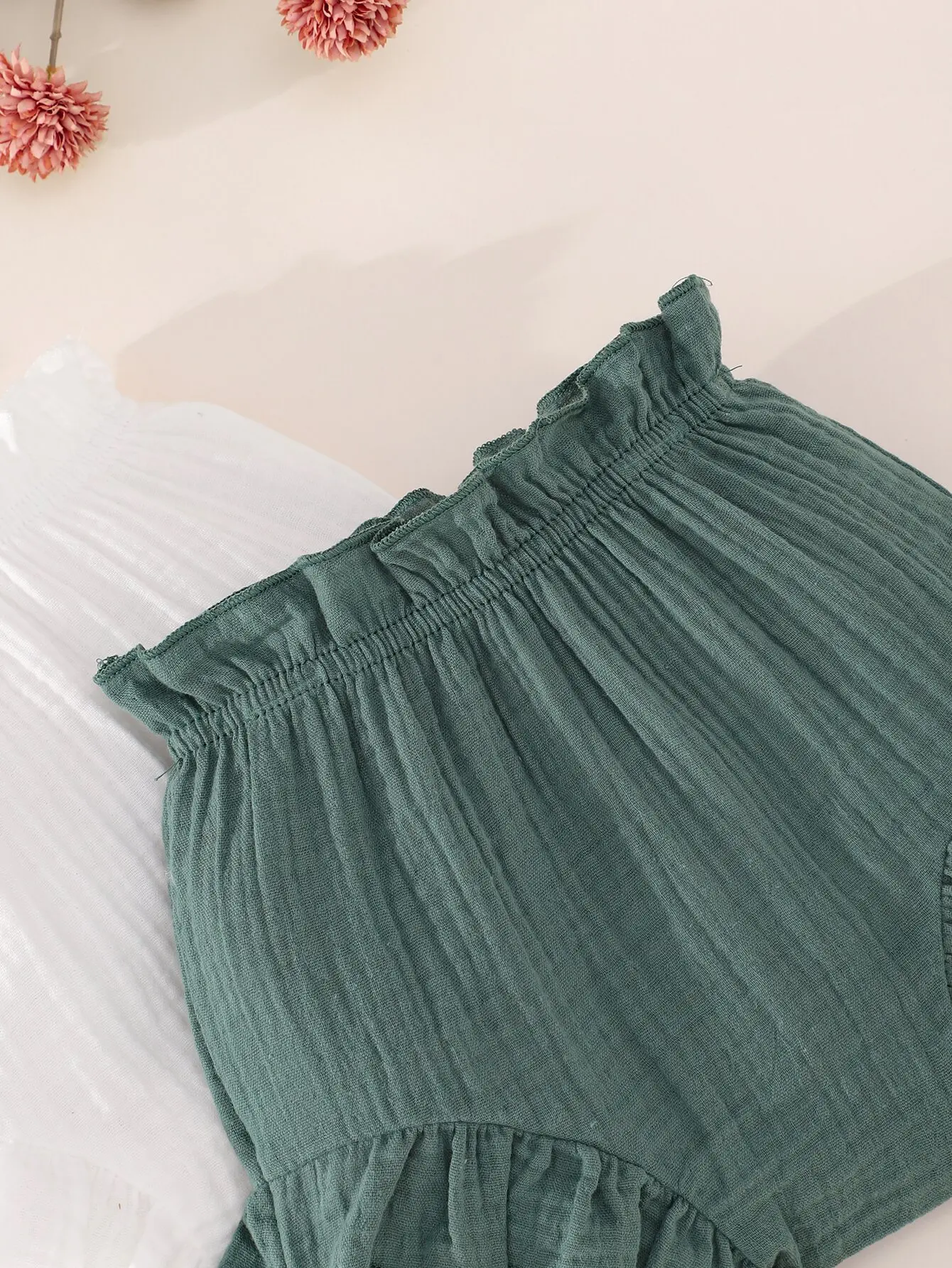 3pairs/Lot Baby Girls Summer Leisure Comfortable Breathable Pure Cotton Simple Solid Color All-Match Shorts Multi-Piece Set