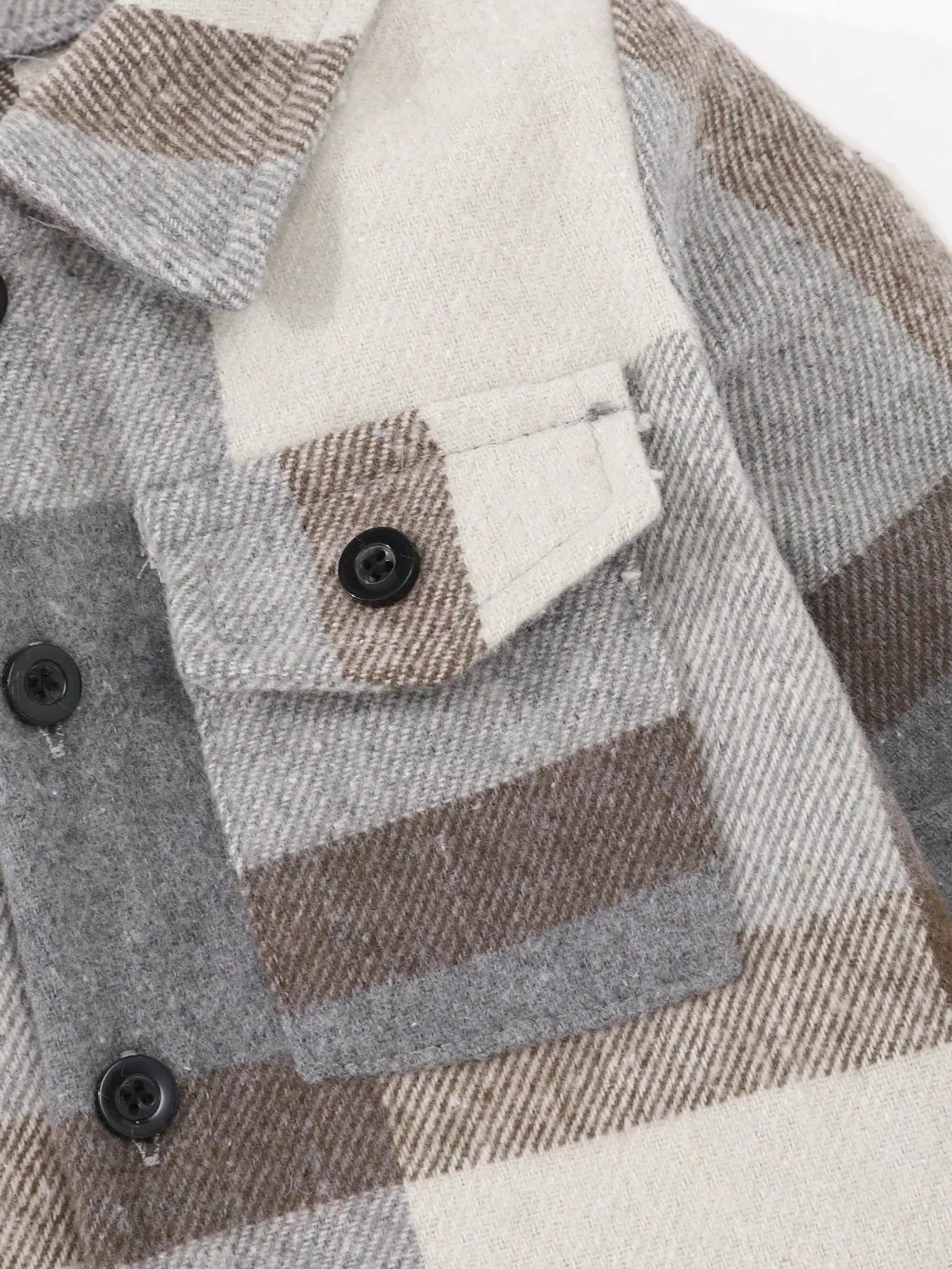 Spring/Autumn 2025 Baby Boy Outdoor Casual Set 2-Piece Set Of Comfortable Checked Coat And Ripped Jeans For Boys