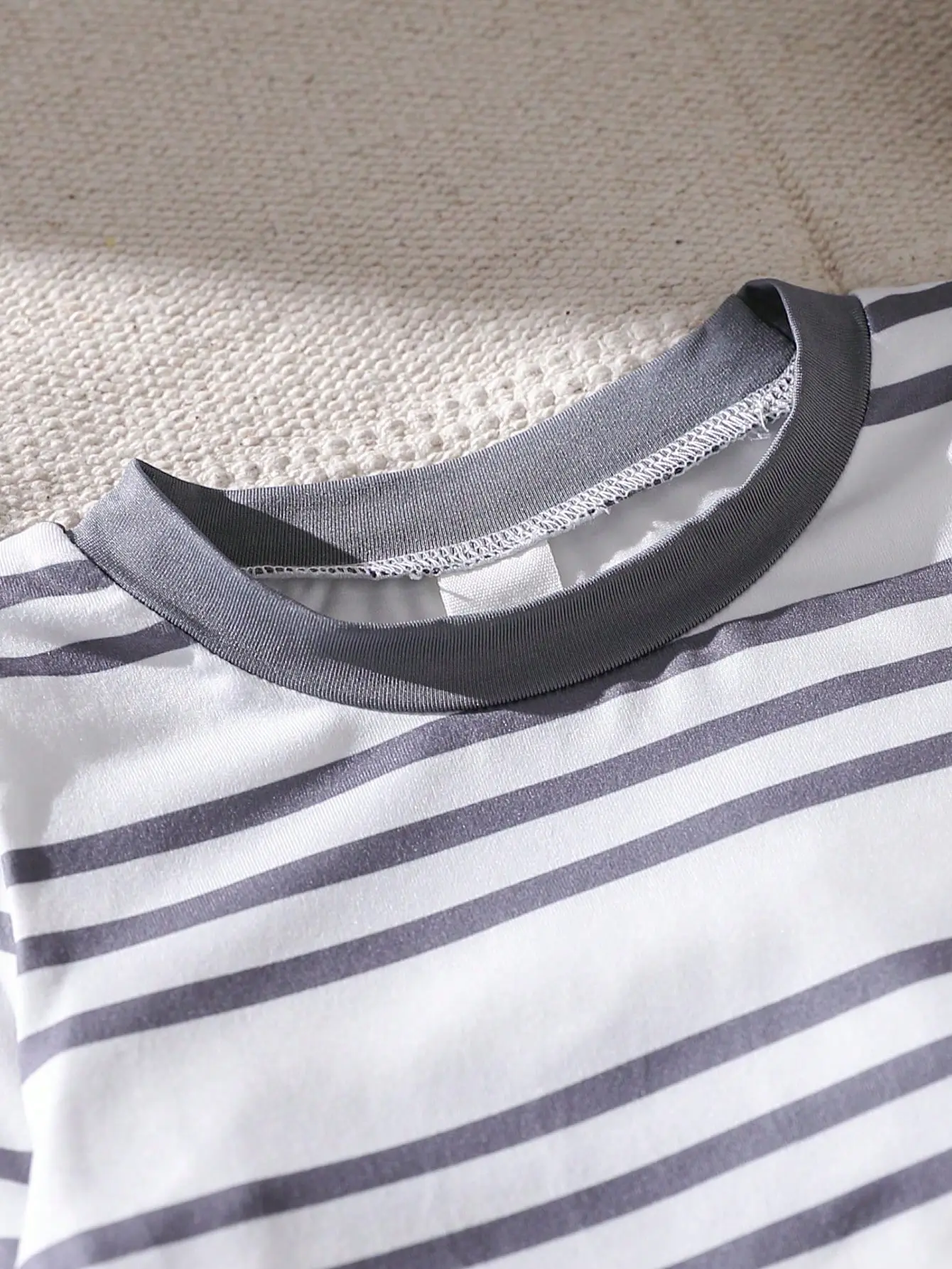 Spring And Autumn Classic Striped Long-Sleeved Three-Piece Set For Baby Boys Korean Version Comfortable And Soft Long-Sleeved