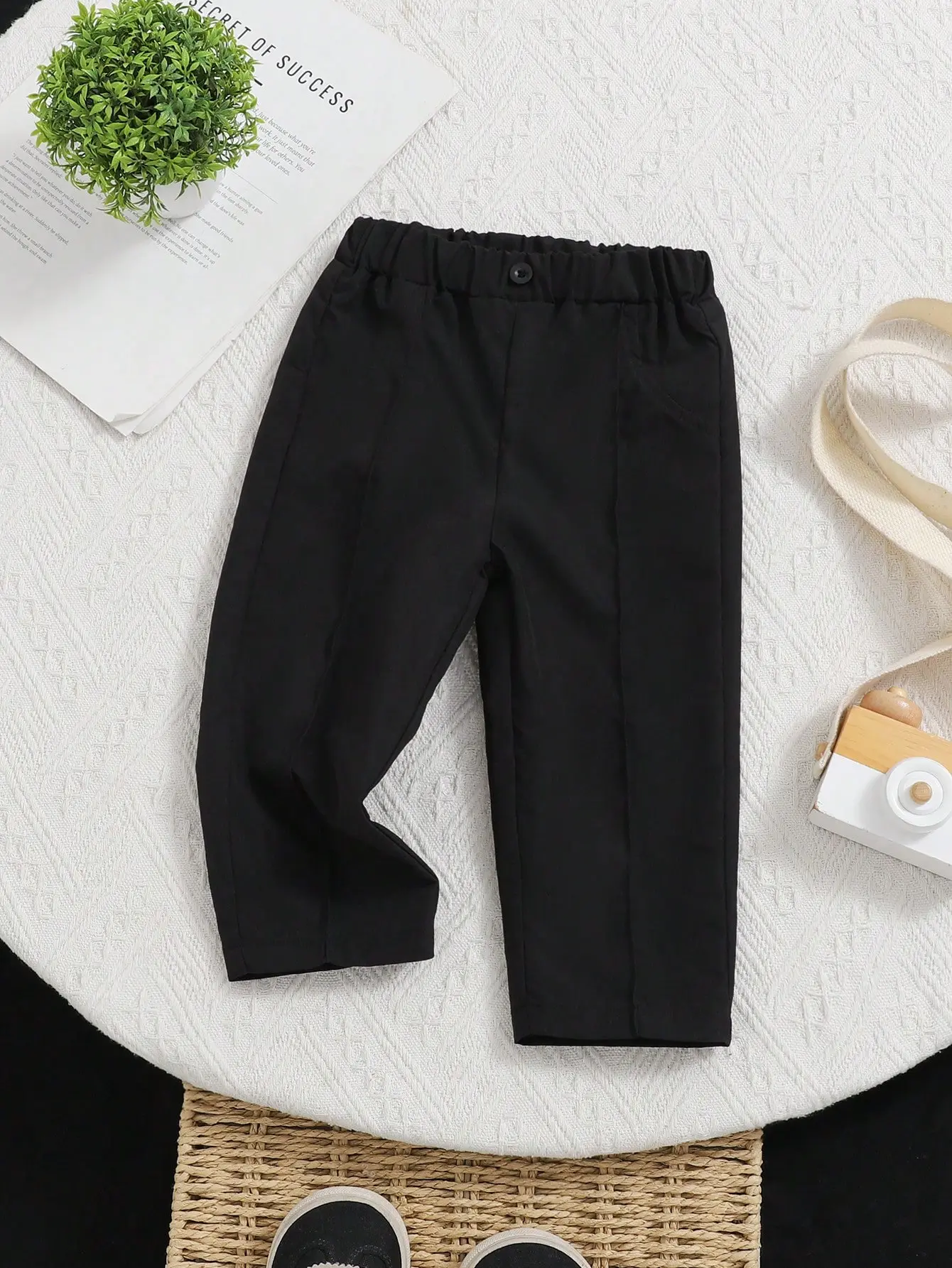 Black Harem Pants For Baby Boys In Spring And Autumn Are Fashionable Comfortable And Soft Outdoor Pants