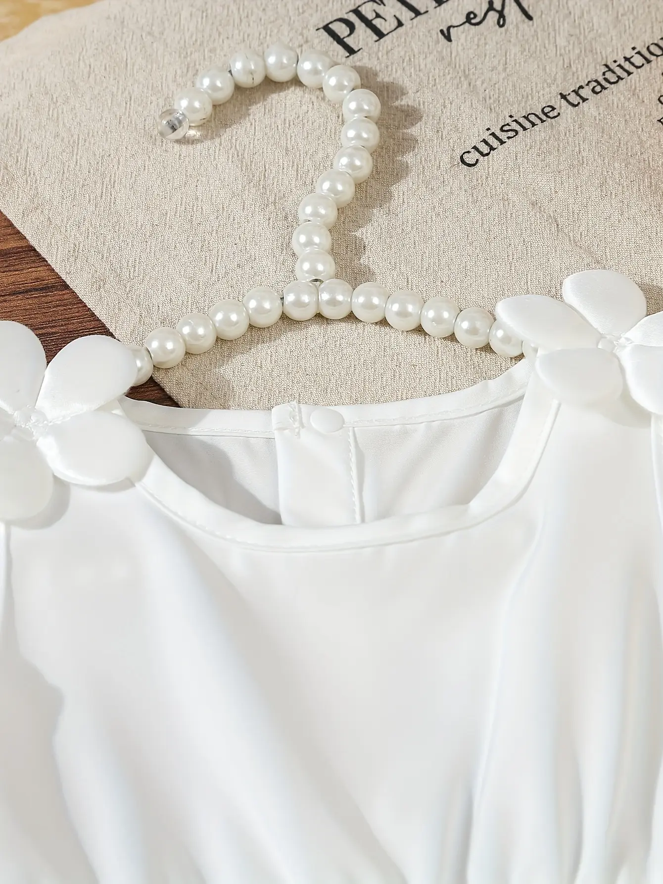 Baby Girl Summer Sleeveless Dress, Cute Three-Dimensional Flower Dress, Casual Outdoor Princess Dress, Little White Dress