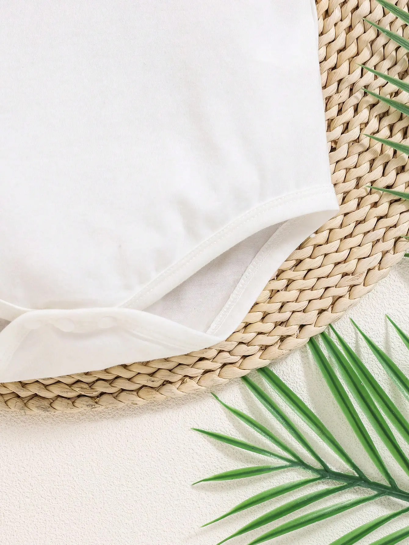 2025 Summer Newborn New White Half Cardigan Lapel Short Sleeve Triangle Clothing Fabric Comfortable Soft Fashion Simple