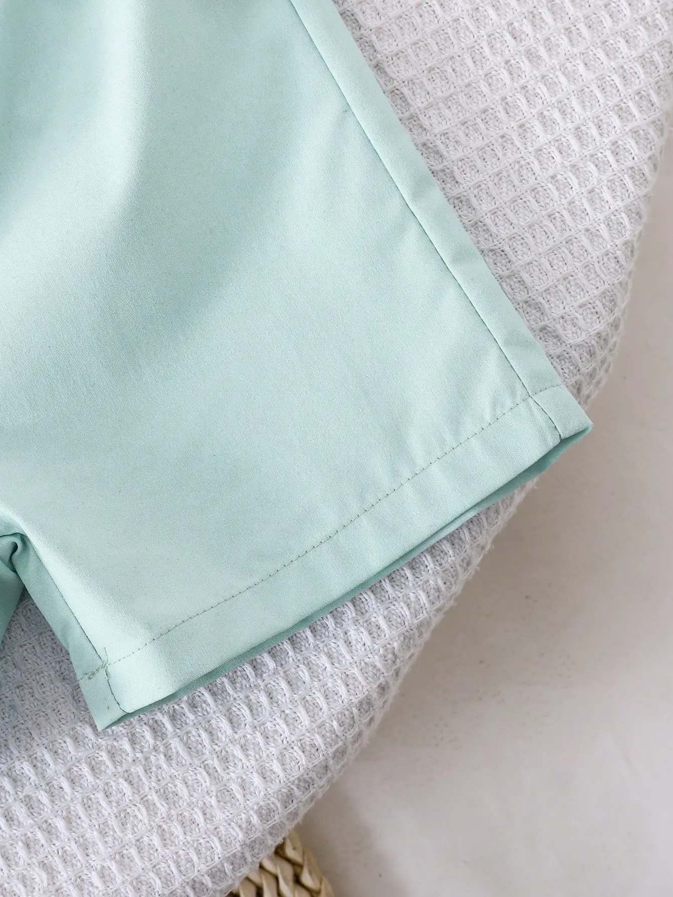 New Summer Leisure Comfort Vacation Travel Fresh Simple Striped Shirt Shorts Baby Boy Trend Everything Stylish 2-Piece Set