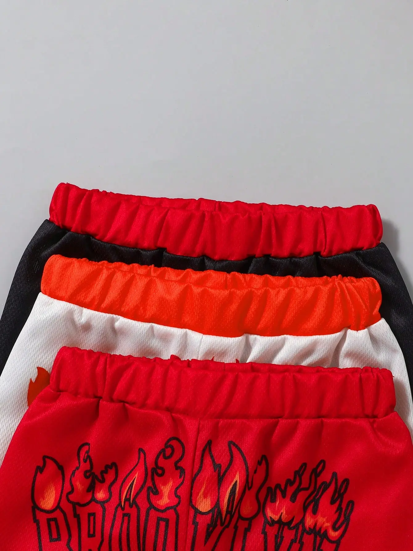 Summer Baby Boy Outdoor Sports Shorts 3-Piece Set Summer Boys' Comfortable Cool And Breathable Basketball Shorts