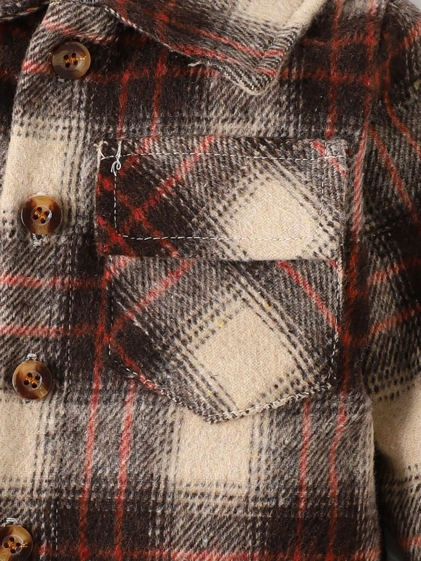 Spring And Autumn Shirts For Boys And Girls 2025 New Style Baby Checkered Shirt Children's Long-Sleeved Stylish Top Coat