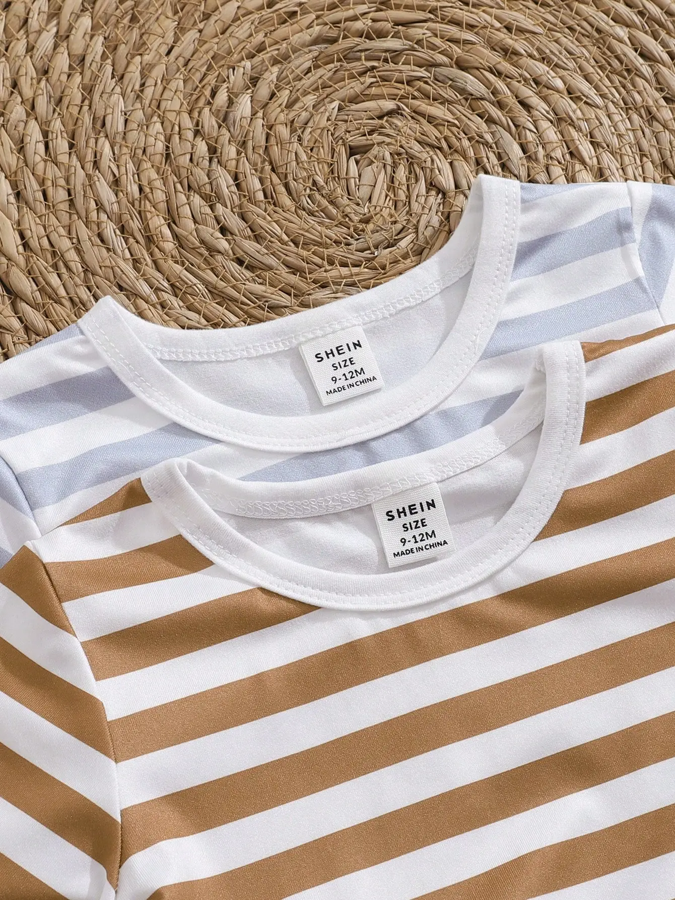 A Classic Casual Sporty And Comfortable Striped Shirt For A Two-Piece Pair Of Short-Sleeved Striped Shirts For Boys In Summer