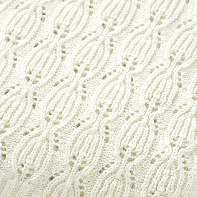 Knit Baby Blanket Cotton 90*70CM Toddler Swaddle Wrap Soft Plaid Newborn Boys Infant Girls Bedding Quilt Fashion Solid Sleepsack