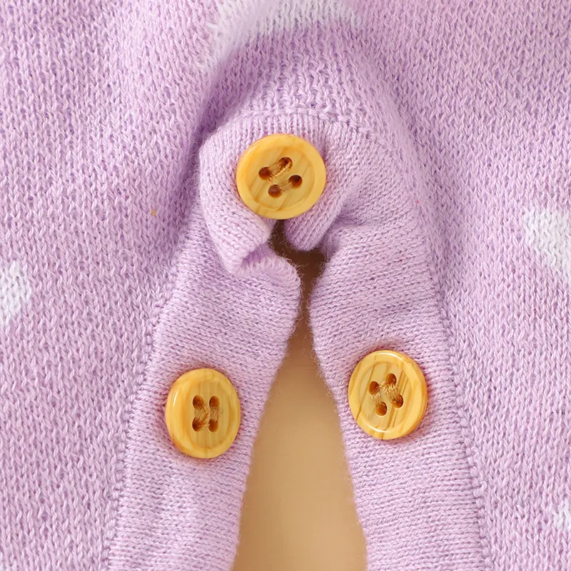 Easter Baby Rompers Cotton Knitted Newborn Boys Girls Jumpsuit Long Sleeve Spring Infant Kid Clothing 0-18M Cute Cartoon Rabbits