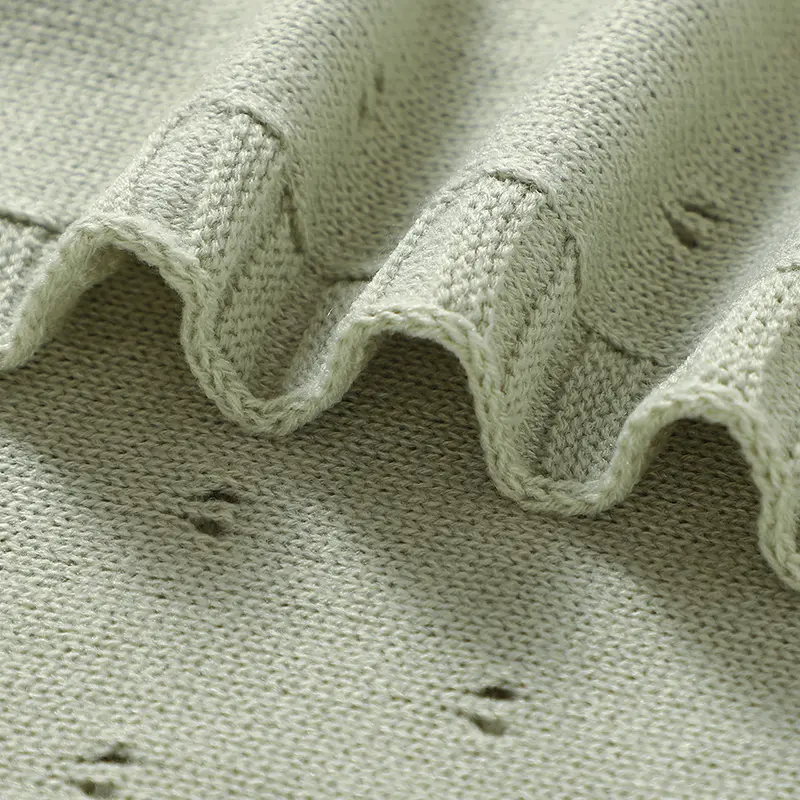 Newborn Baby Blanket Knitted Solid Infant Stroller Swaddling Wrap Super Soft Plaid Sleepsack Warm Boy Girl Bedding Quilt 90*70CM