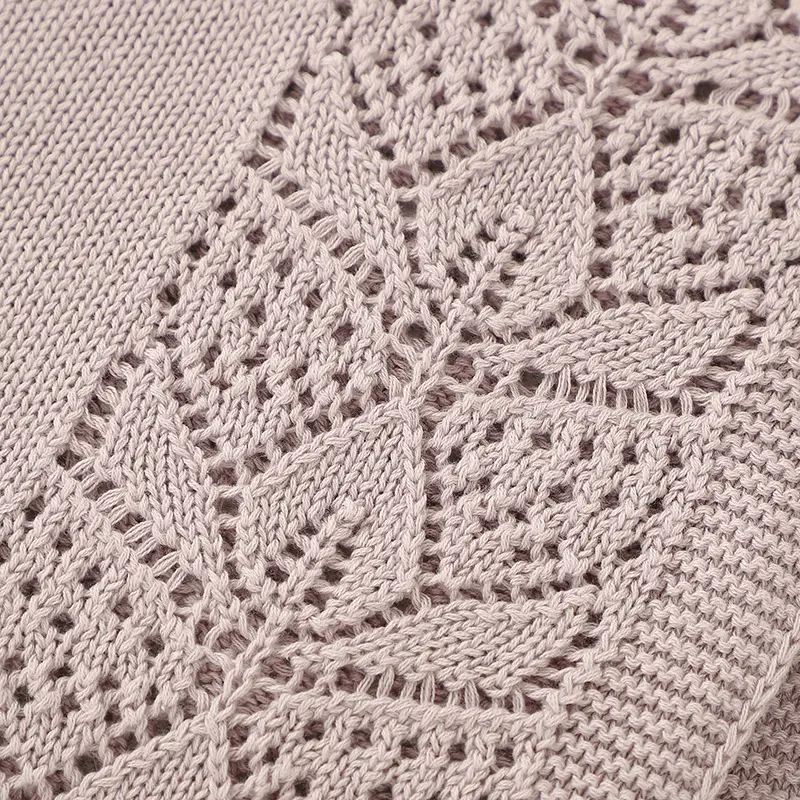 Baby Blankets Cotton Knitted Newborn Bedding Quilt 100*80cm Breathable Infant Stroller Nursing Swaddle Wrap Plaid Receiving Mats