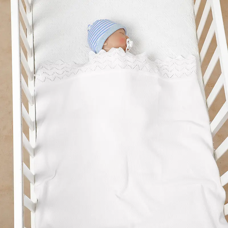 Infant Cotton Baby Blanket Knit Newborn Boy Girl Bedding Quilt Fashion Hollow Out Solid 90*70CM Toddler Swaddle Wrap Super Soft