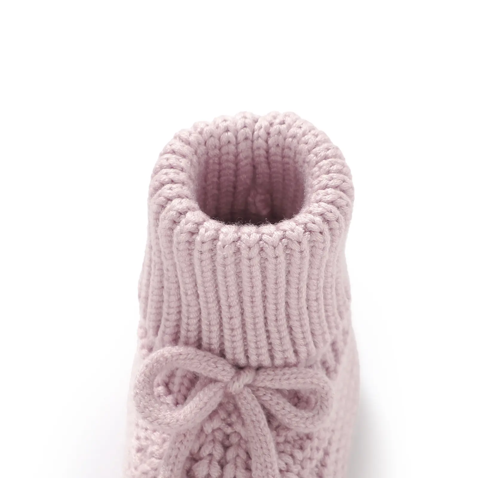 Newborn Baby Shoes Knitted Clothing Accessories Infant Boy Girl Boots Fashion Solid Bow Toddler Children Bedding Footwear 0-18M