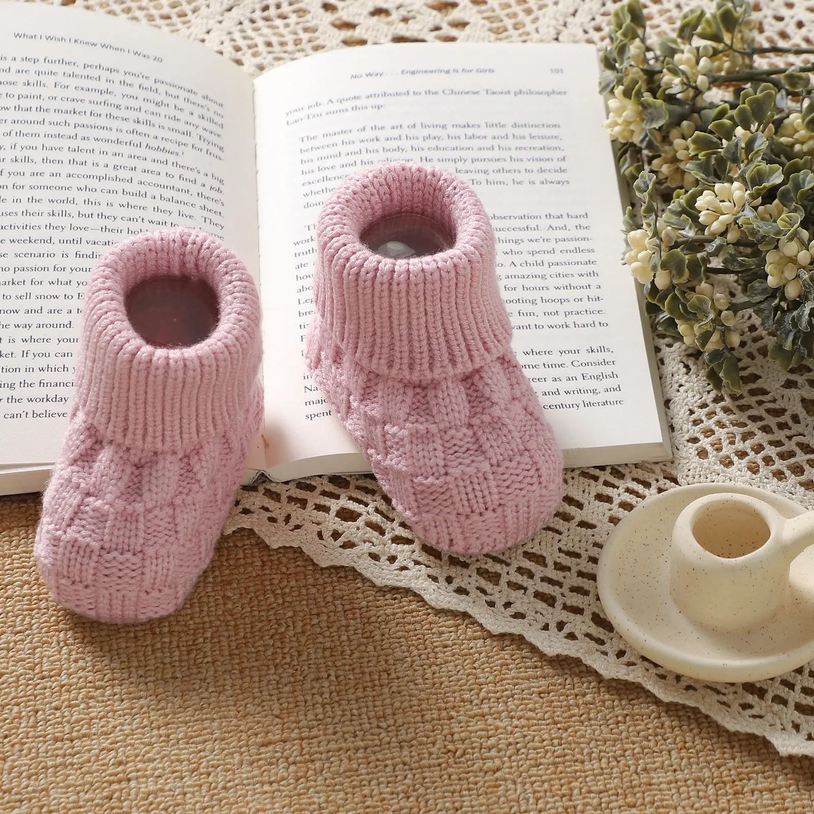 Baby Shoes Knitted Warm Toddler Children Bedding Footwear 0-18M Newborn Clothing Accessories Infant Boy Girl Boots Fashion Solid