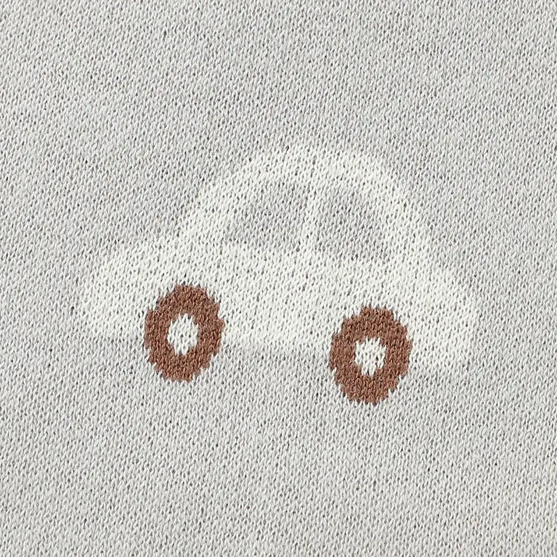 Baby Blankets Cotton Knit Infant Girl Boy Bedding Quilt 100*80CM Newborn Stroller Swaddling Fashion Cute Cartoon Car Plaids Warm