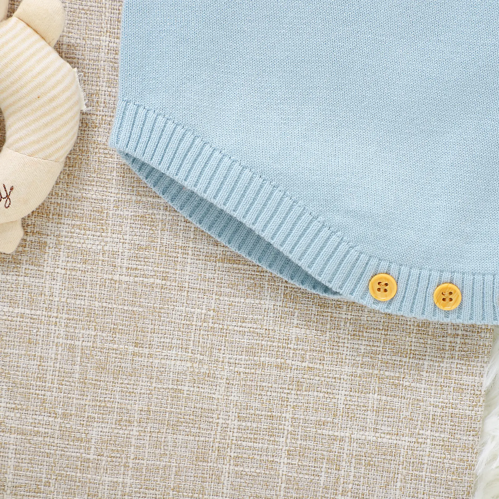 Newborn Baby Bodysuit Cotton Knit Infant Boy Girl Jumpsuit Sleeveless Summer Children Sling Clothes Fashion Solid 0-18M Overalls