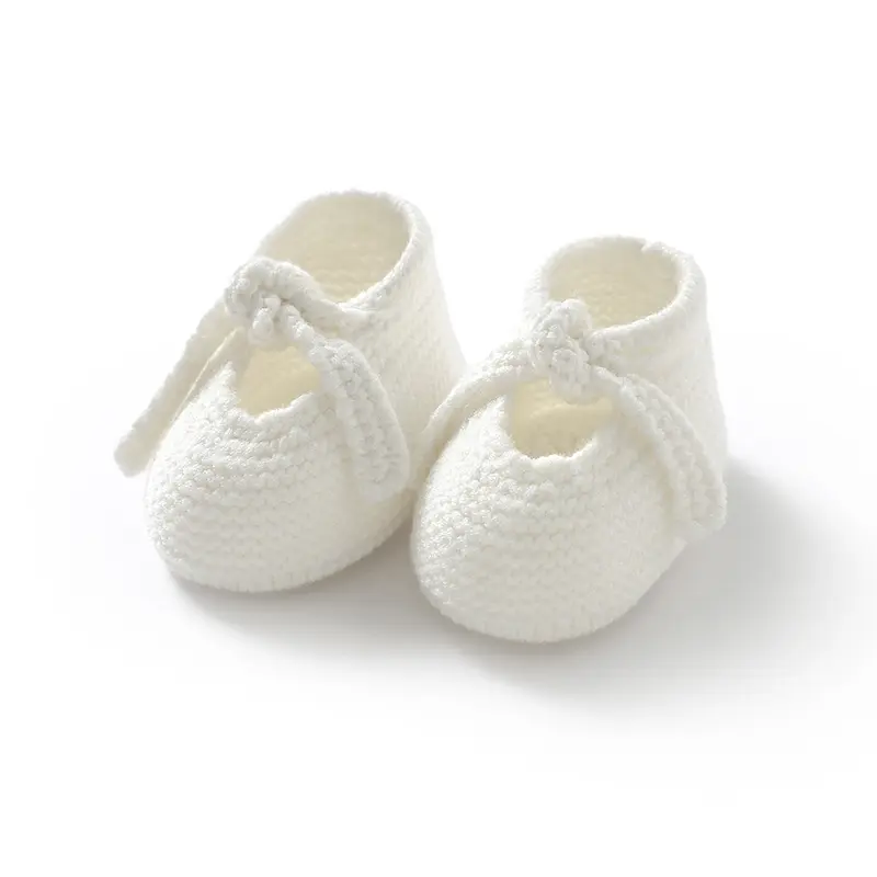 Newborn Baby Shoes Knitted Toddler Children First Bed Boots 0-18M Clothing Accessories Infant Boy Girl Footwear Fashion Shallow
