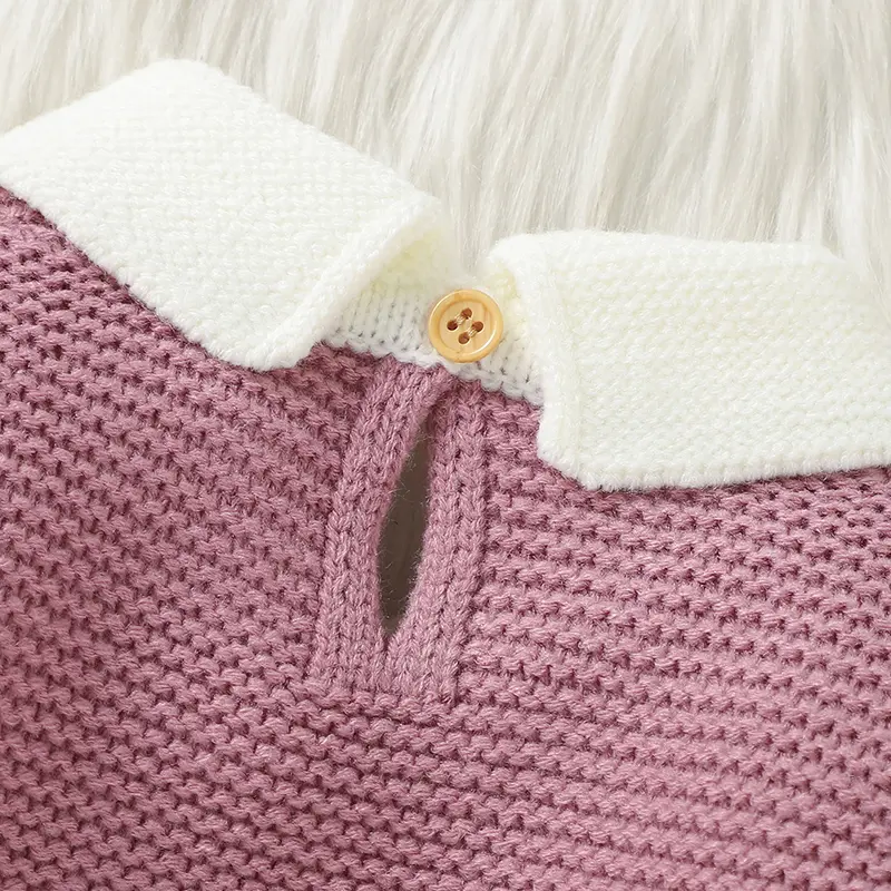 Baby Sweaters Clothes Fashion Turtle Neck Long Sleeves Knit Newborn Boys Girls Pure Color Knitwear Pullovers 1-3Y Infant Jumpers