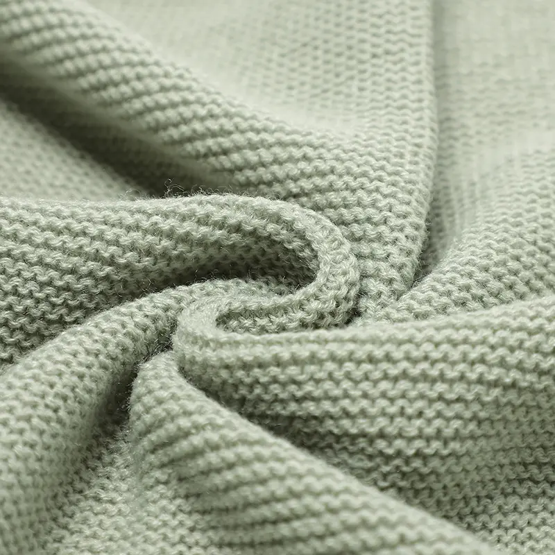 Baby Blankets Knitted Infant Boys Crib Bedding Quilt Girls Plaid 90*70cm Newborn Stroller Swaddling Warp Fashion Solid Ruffles