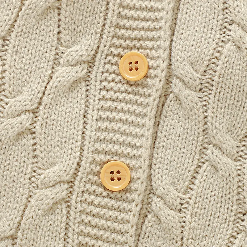 Newborn Baby Romper Fashion Solid Knit Infant Boy Girl Jumpsuit Long Sleeve 0-18M Toddler Clothes Foot Wrap Warm Overalls Autumn