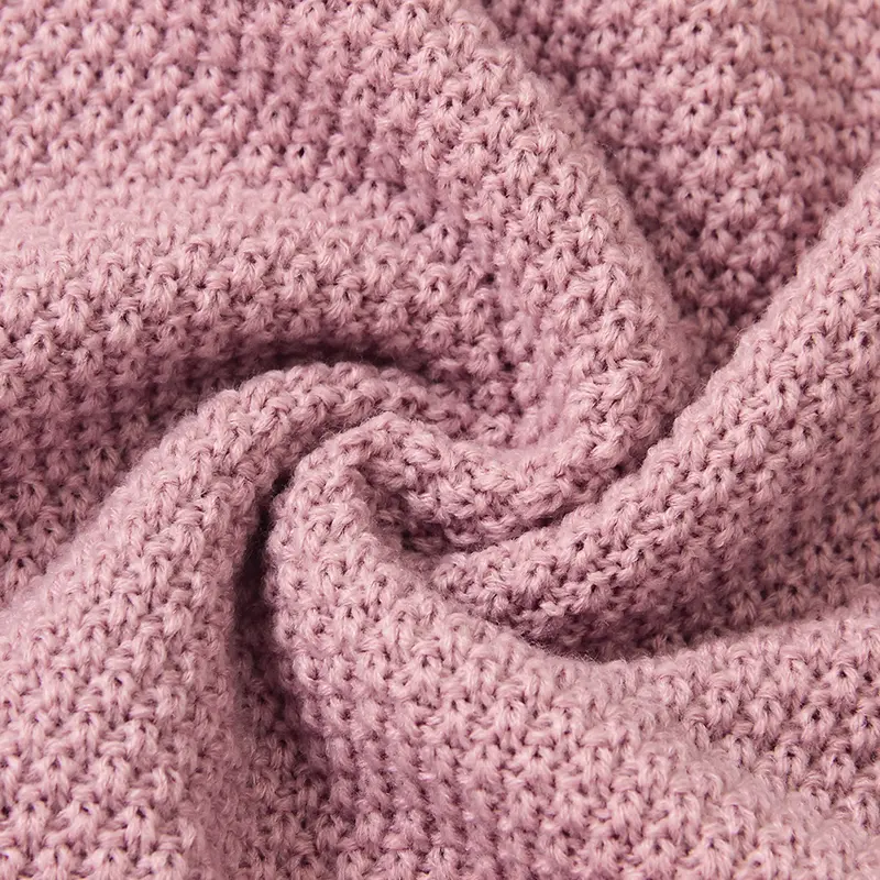 Baby Blankets Knitted Infant Boy Bedding Girl Quilt 100*80CM Plaid Newborn Stroller Swaddling Wrap Fashion Hollow Out Super Soft