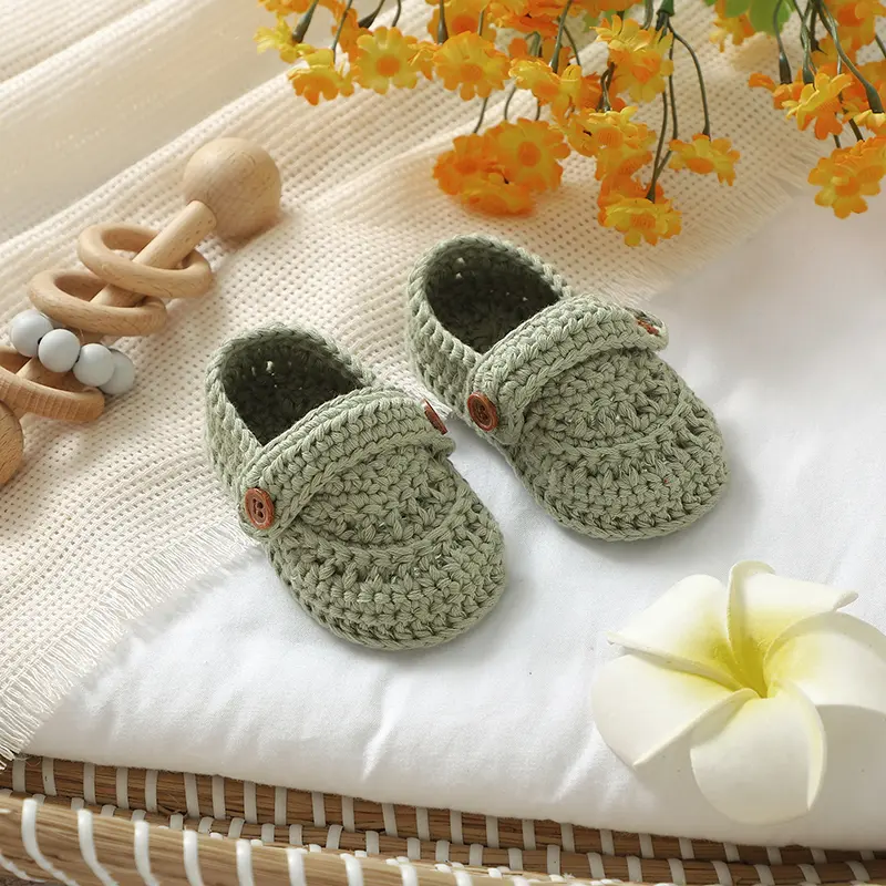 Baby Shoes Cotton Knit Newborn Girls Boy Footwear 0-18M Fashion Solid Shallow Infant Children Clothing Accessories Bedding Boots