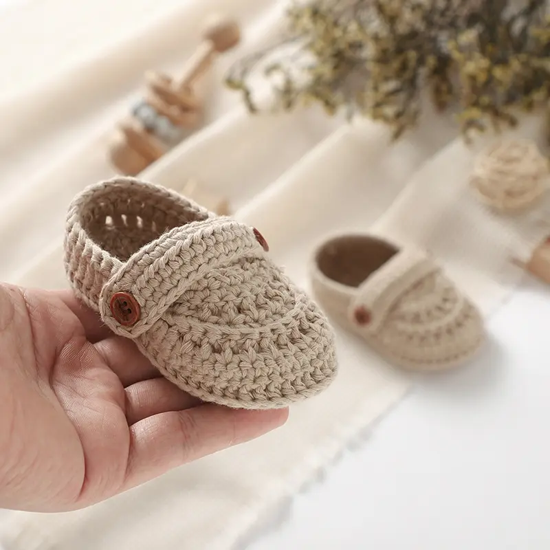 Baby Shoes Cotton Knit Newborn Girls Boy Footwear 0-18M Fashion Solid Shallow Infant Children Clothing Accessories Bedding Boots