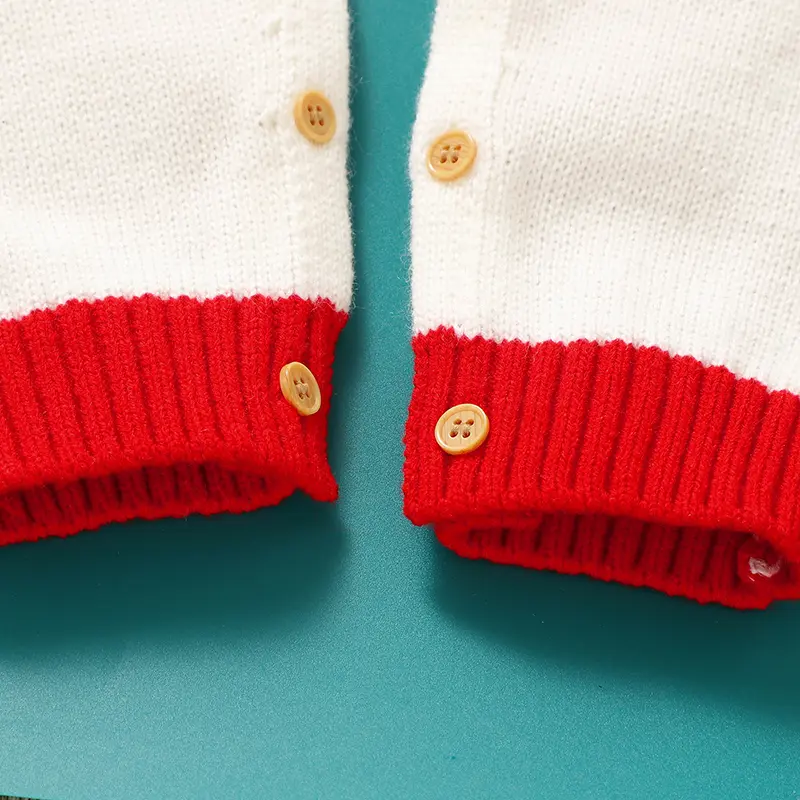 Christmas Baby Romper Fashion Cute Elk Infant Boy Girl Jumpsuit Knitted Newborn Kid Xmas Clothes 0-18M Overalls Long Sleeve Warm