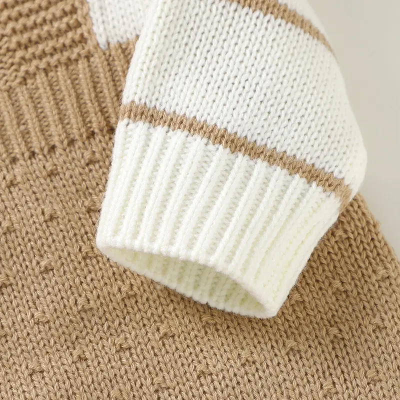 Newborn Baby Romper Knit Infant Boy Girl Jumpsuit Long Sleeve Autumn Children Kid Clothing 0-18M Fashion Striped Overalls Spring