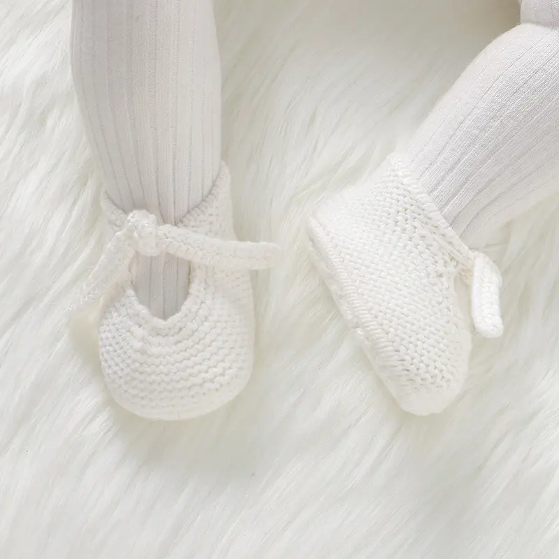 Newborn Baby Shoes Knitted Infant Boy Girl Footwear Fashion Shallow Toddler Children First Bed Boots 0-18M Clothing Accessories
