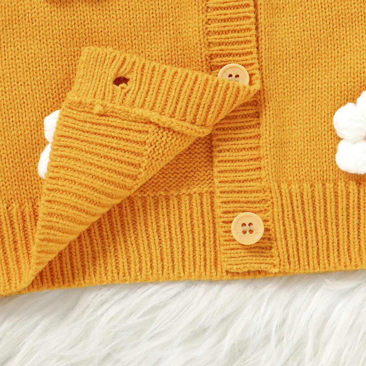 Baby Sweaters Knit Newborn Outerwear Kid Clothes Long Sleeve Spring Autumn Tops Infant Boy Girl Cardigan Fashion Cute 3D Flowers