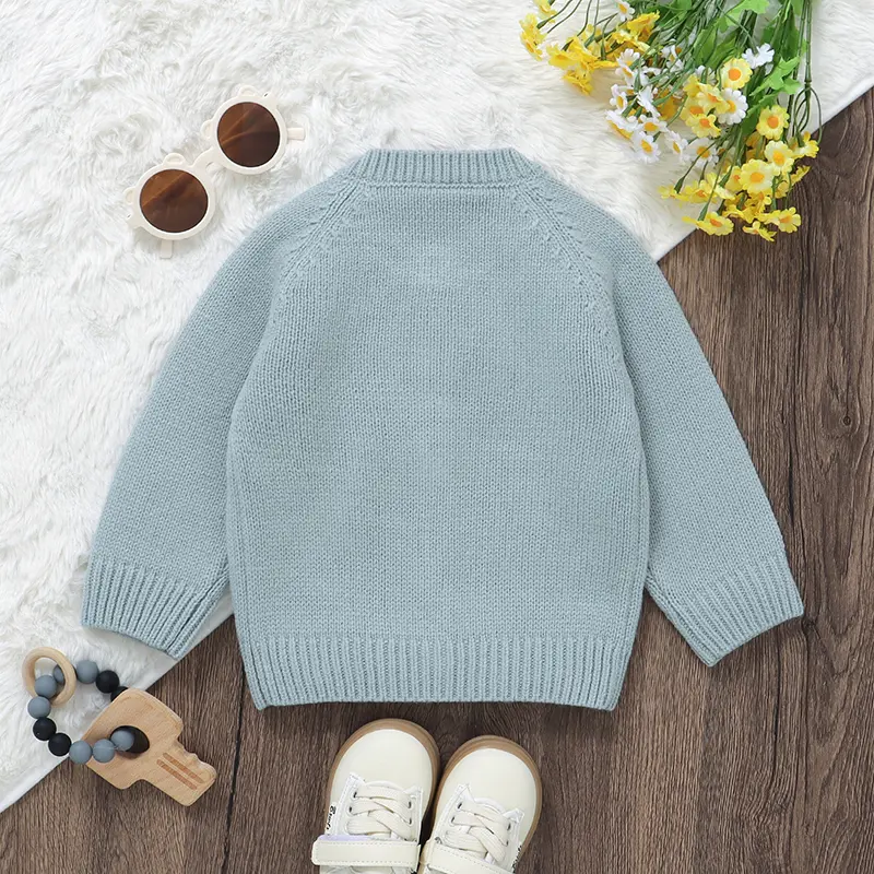 Autumn Baby Sweater Knit Infant Boy Girl Cardigan Fashion Cute Cartoon Goose Newborn Children Clothes Long Sleeve Tops Outerwear