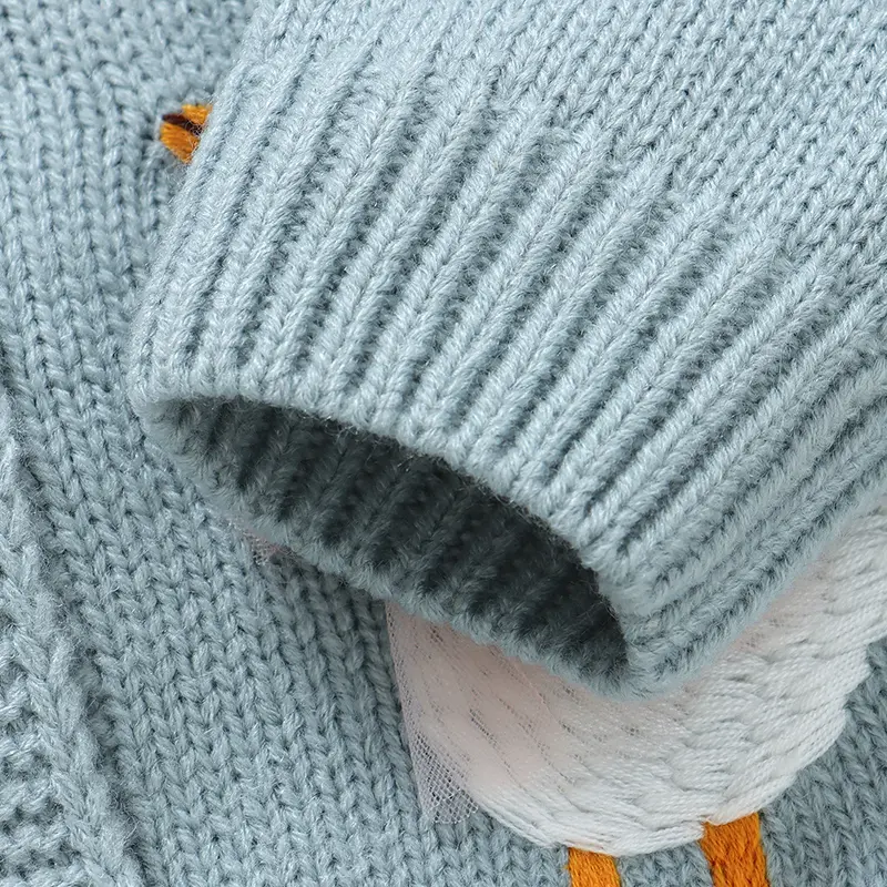 Autumn Baby Sweater Knit Infant Boy Girl Cardigan Fashion Cute Cartoon Goose Newborn Children Clothes Long Sleeve Tops Outerwear