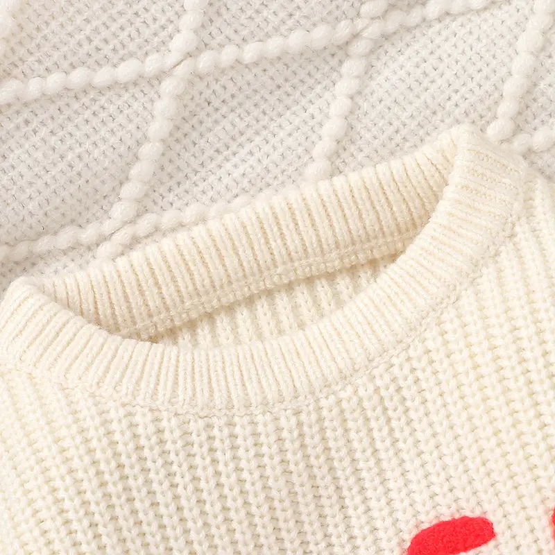 Baby Sweater Knitted Infant Boys Girls Pullover Long Sleeve Autumn Newborn Children Clothing Fashion Letters Tops Outerwear Warm