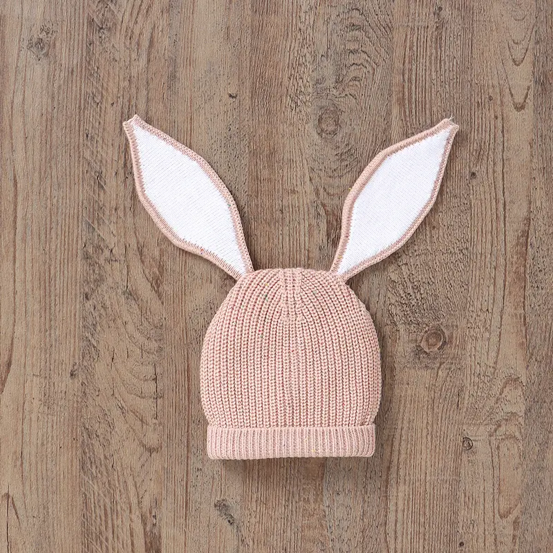 Newborn Baby Bodysuit Knit Infant Boy Girl Jumpsuit Long Sleeve Spring Toddler Kid Clothing Fashion Letter Cute Rabbit Ear 0-12M