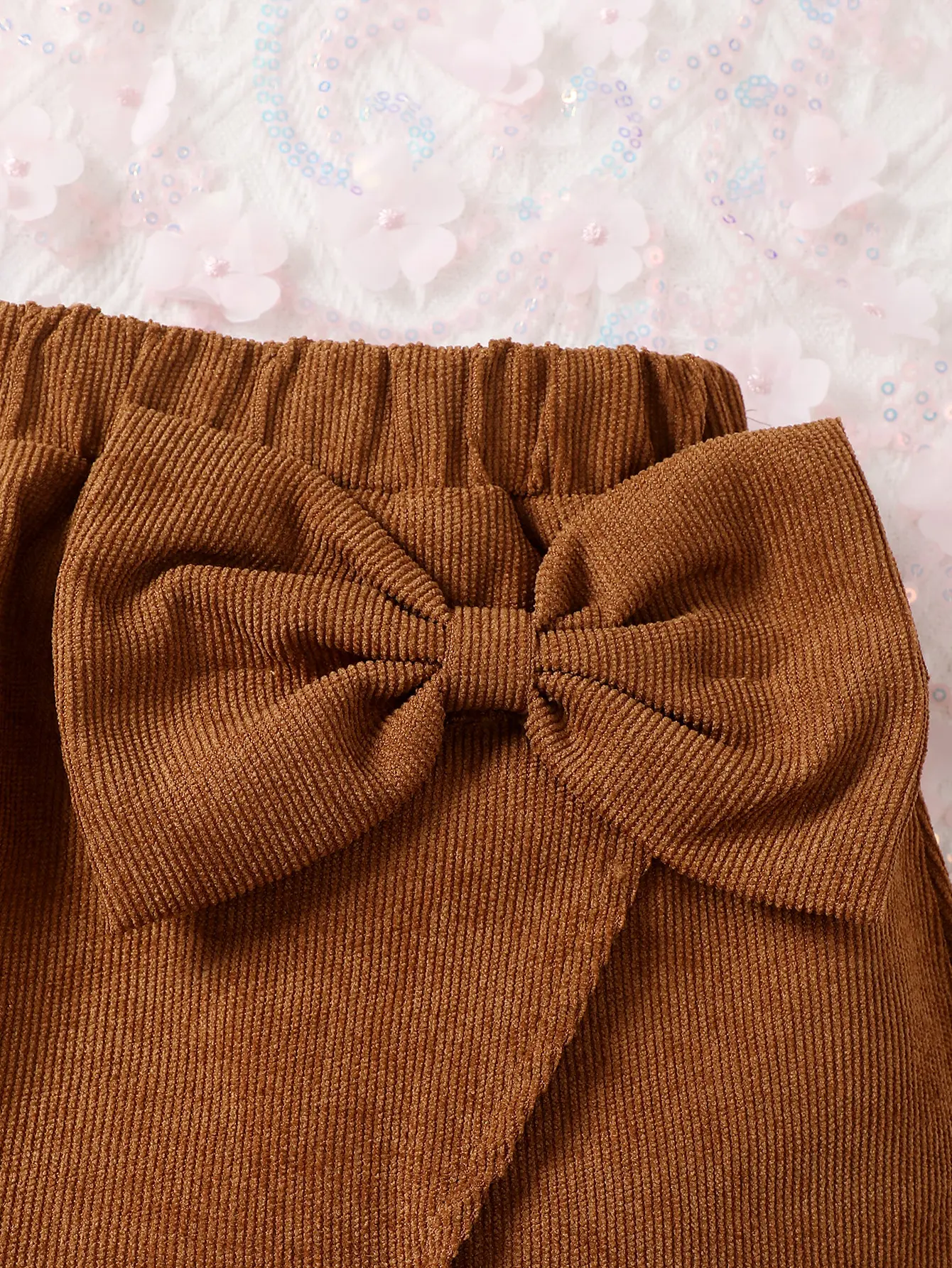 0-2 Year Old Newborn Baby Summer Sleeveless Round Neck Solid Cotton Daily Party Casual Large Bow Children's Clothing